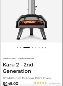 Ooni Karu 2 Pizza Oven (2nd generation)