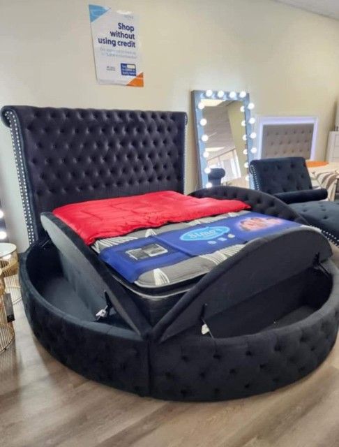 $10 Down Finance Bedroom Set Queen or King Bed Dresser Nightstand Chest Matress Reclining Sectional Sofa Loveseat Dining Table