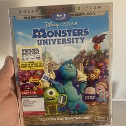 Monsters University (Blu-ray + DVD 2013) W/Slipcover New Sealed NIB (read The Description)