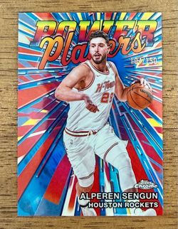 2025-26 Topps Chrome Update Alperen Sengun #PP-8 Blue Power Players /150 Rockets