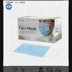 Costco BRAND NEW 50 PC face masks