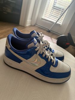 Nike Air Force 1 ‘07 LV8 ‘Light Blue Photon Dust Iridescent’ Size 13