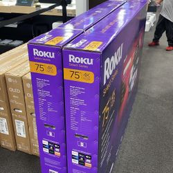 Roku 75in Tv 