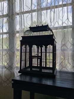 Antique bird cage