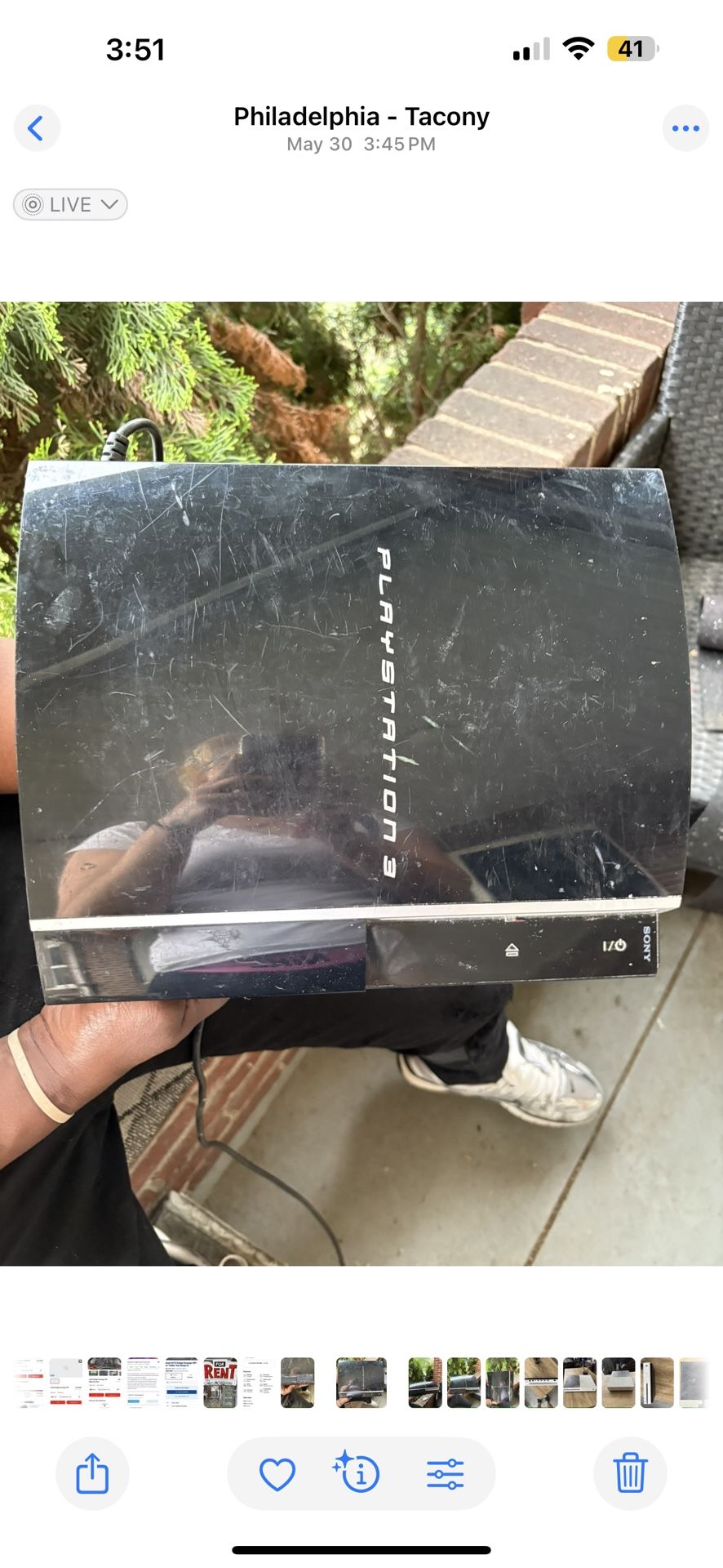 Sony PlayStation 3 PS3 CECHA00  Console   Working [Very good]