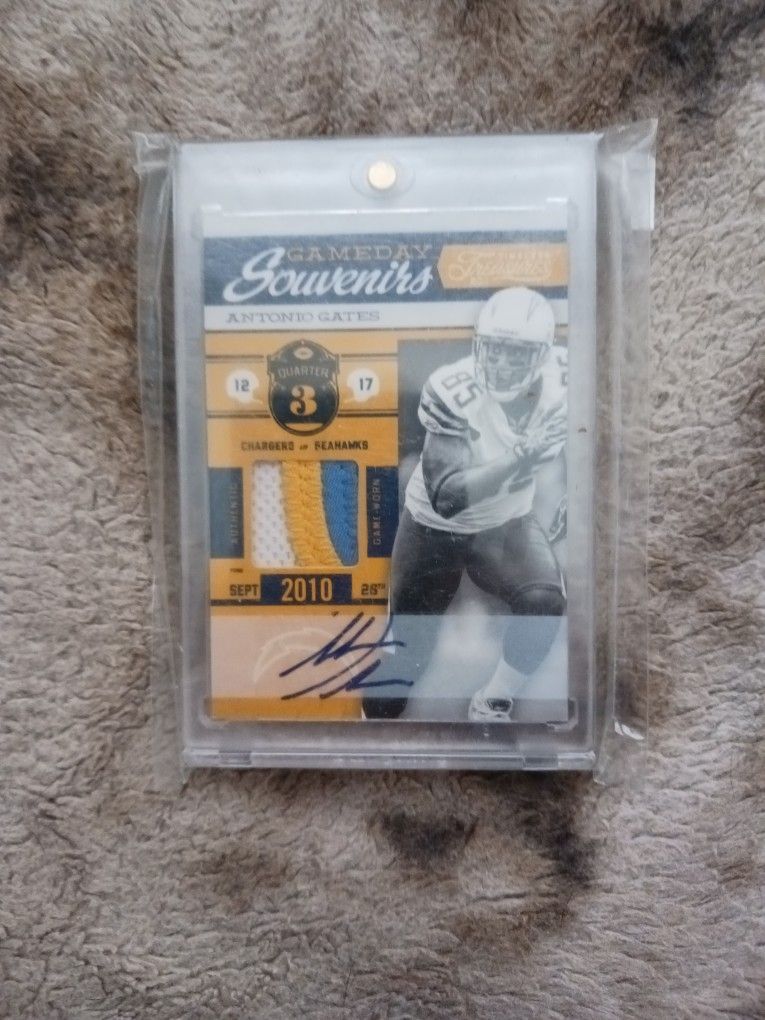 Hall Of Fame Antonio Gates Auto Sp True 1/1