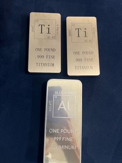Titanium and Aluminum Metal alloys (3 Lb)