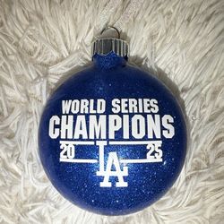 Dodgers Back To Back World Series Ornaments