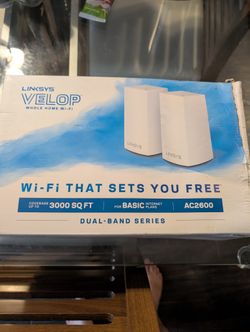 Velop AC2600 Dual-Band Mesh Wi-Fi