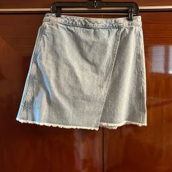Ann Taylor Loft Jean Skirt 