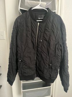 T Alexander Wang Black Quilted Bomber Jacket