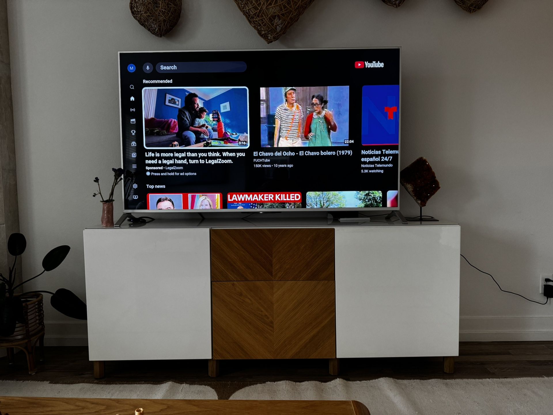 Modern TV Stand With Storage