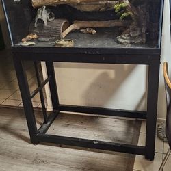 Reptile 40 Gallon Tank W/ Metal Stand 