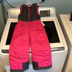 Girls Size 5t Snow Bib