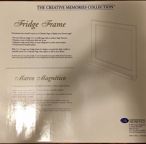 Creative Memories 12x12 Fridge Frame For In San Tan Valley Az Offerup