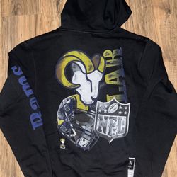 New Men’s Size Medium Los Angeles Rams Hoodie 