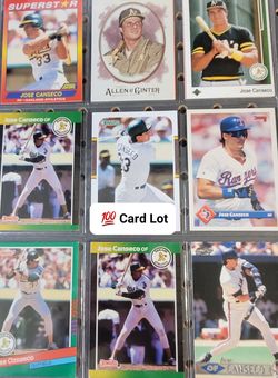 ⚾️ 💯 Card Lot - Jose Canseco Cards