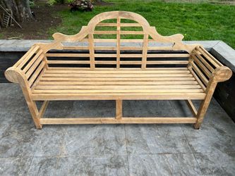 Outdoor Grade A Teak Wood Garden Lutyen 3 Seater Bench