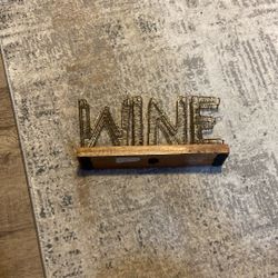 “WINE “ Table Ornament 