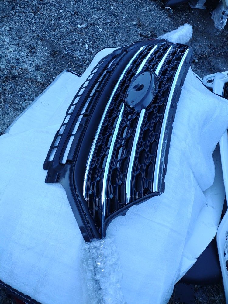Black And Chrome Grill OEM Part