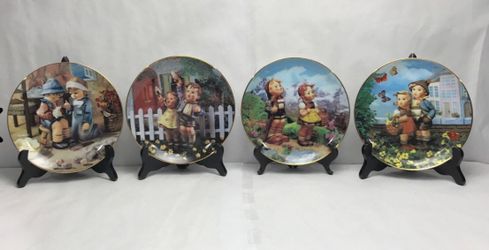 M.J Hummel Collector Plates. Set Of 4