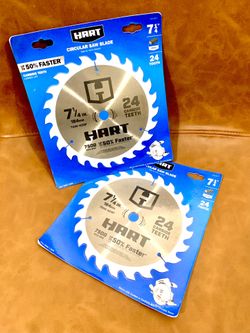 HART BLADE 7 1/4” 24 CARBIDE TEETH 184 mm💥BRAND NEW💥(great SHAPE & CONDITION:10/10)