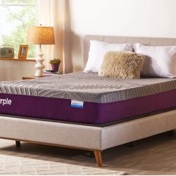 King Size the purple mattress + foundation 