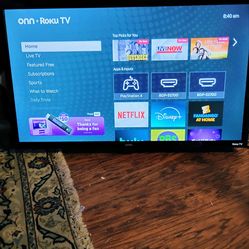 ONN 32" Roku tv pre-owned
