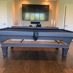 American Made Pool Table With Drawer 