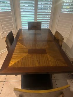 Rectangle Table with 4 Chairs