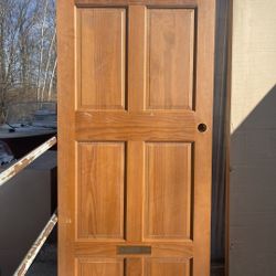 Solid Wood 6 Panel 36 In Doors