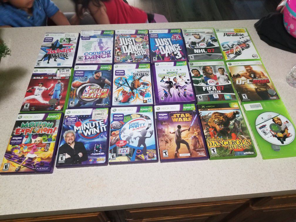 Xbox 360 games all for $30