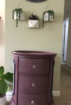 Decorator side Table R E D U CED. Only $95.00