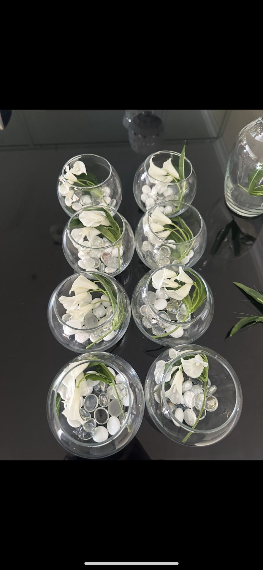Glass Centerpieces
