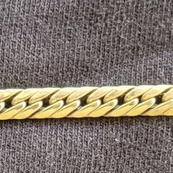 FINAL PRICE -> 7 1/2" (6.9 g) 14K Gold Herringbone Bracelet