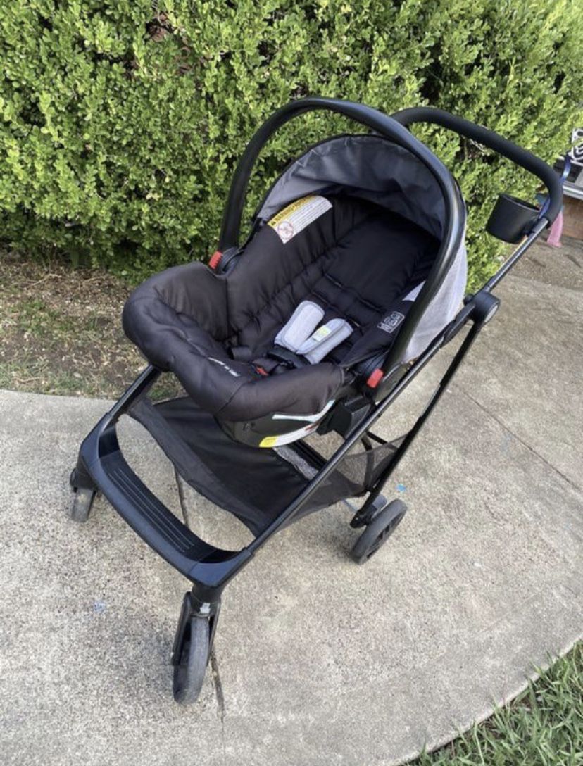 Adjustable stroller and car seat