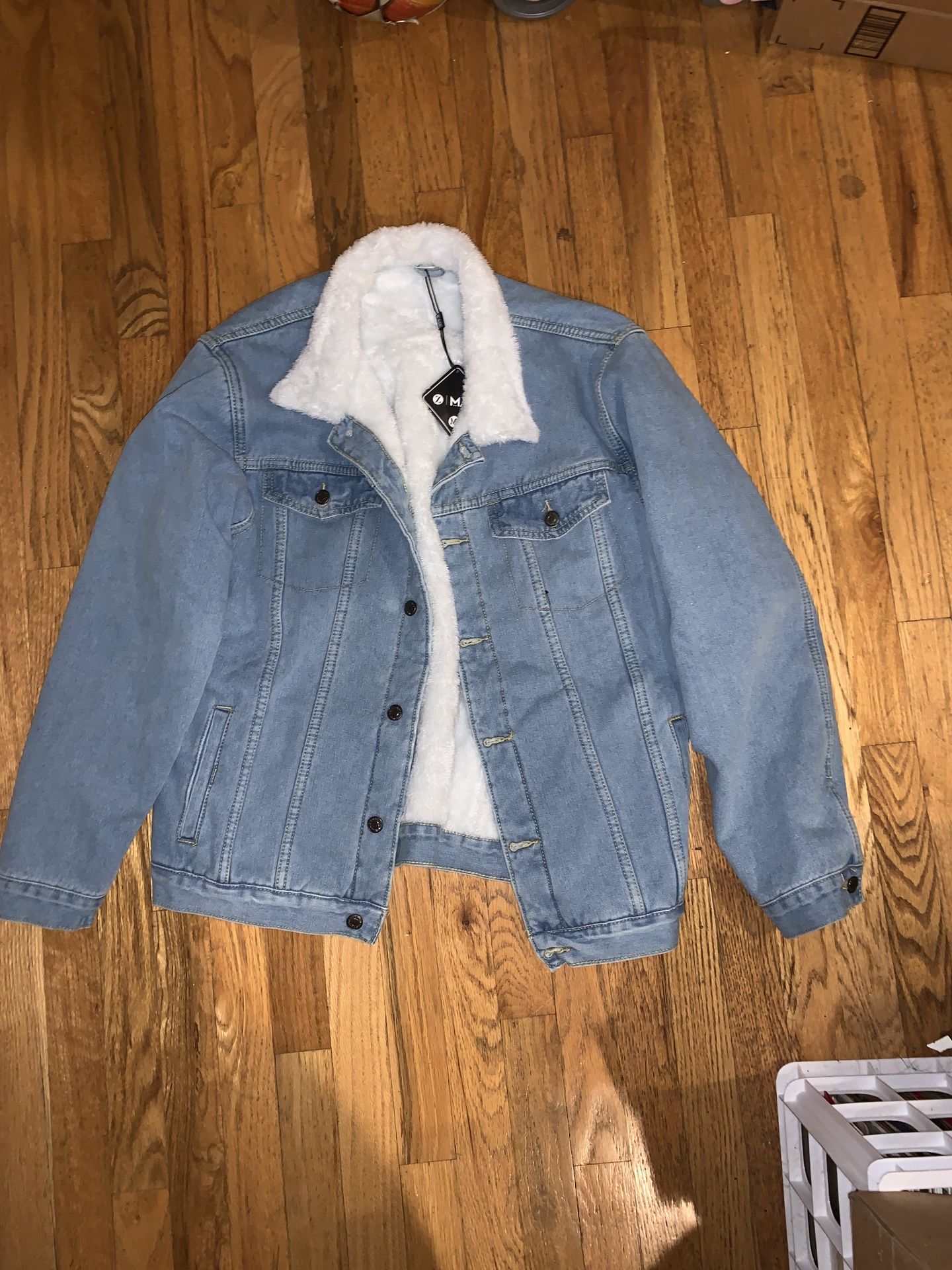 Denim Jacket Sherpa Inside- Medium