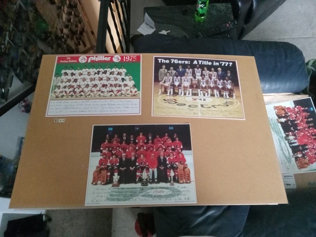 Sports Memorabilia 76ers Philadelphia Phillies And The Flyers
