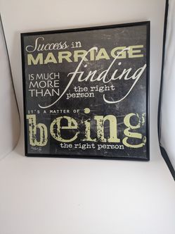 Nice Framed 12 X12 Picture