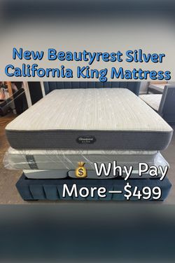 New Beautyrest Silver California King Mattress