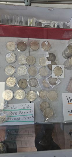 Silver Dollars way under melt!!
