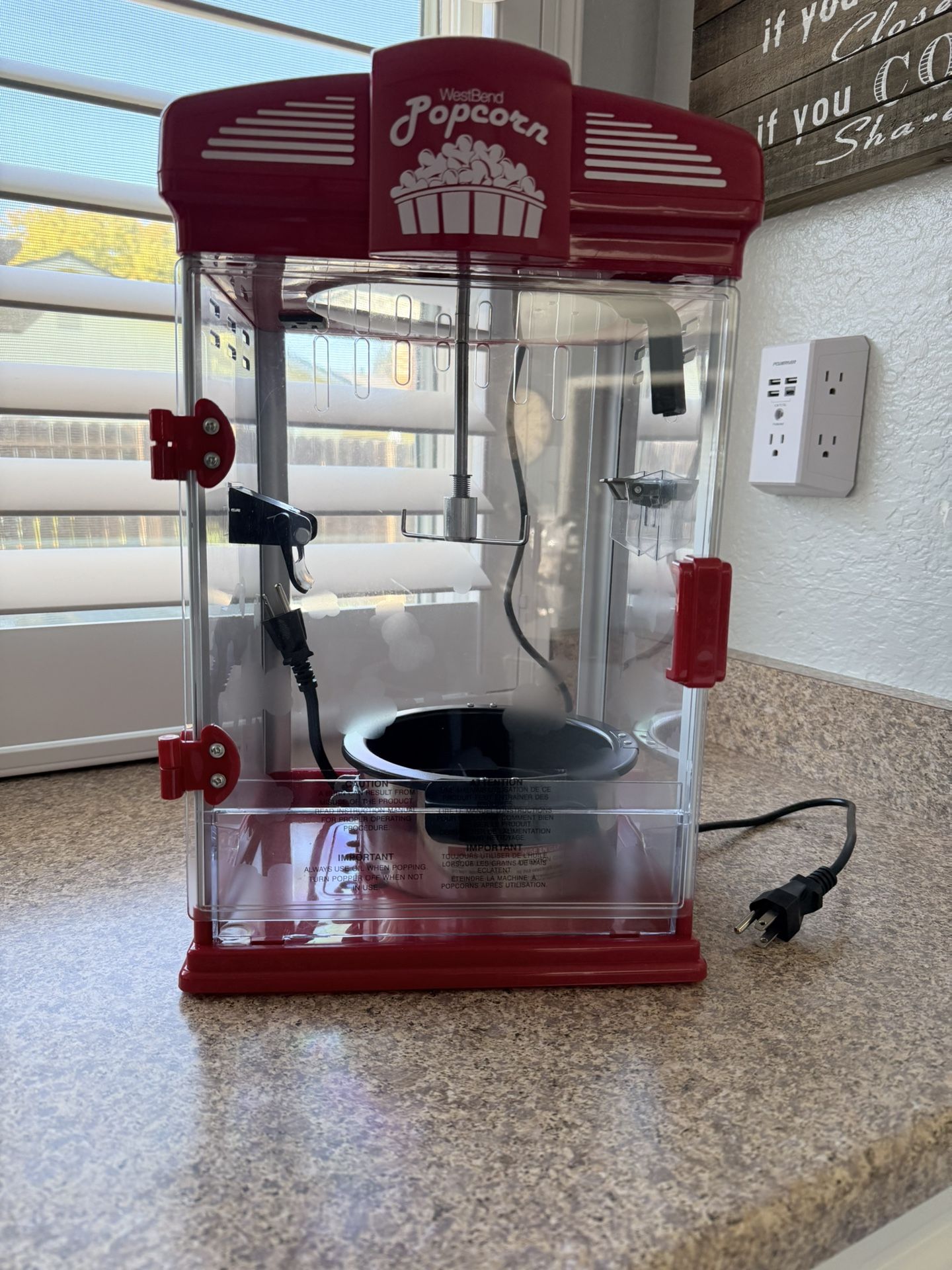 West Bend Stir Crazy Popcorn Popper