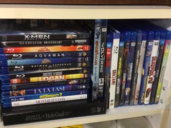 Blue Rays and DVDs Hundreds To Choose From