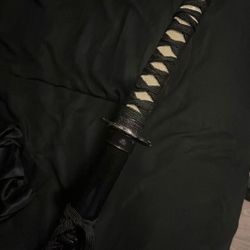 Traditional Japanese Writing Samurai Katana 