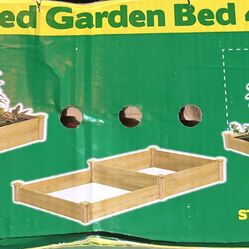 High Quality Cedar Wood ( Raised Garden) Tear Look Elevation Drop On Step Garden !!