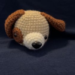 Crochet Dog Head 