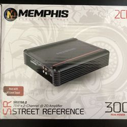 Memphis Audio SRX150.2   300 WATTS   2-Channel Car Stereo Amplifier2OHM - $70 (Harahan)