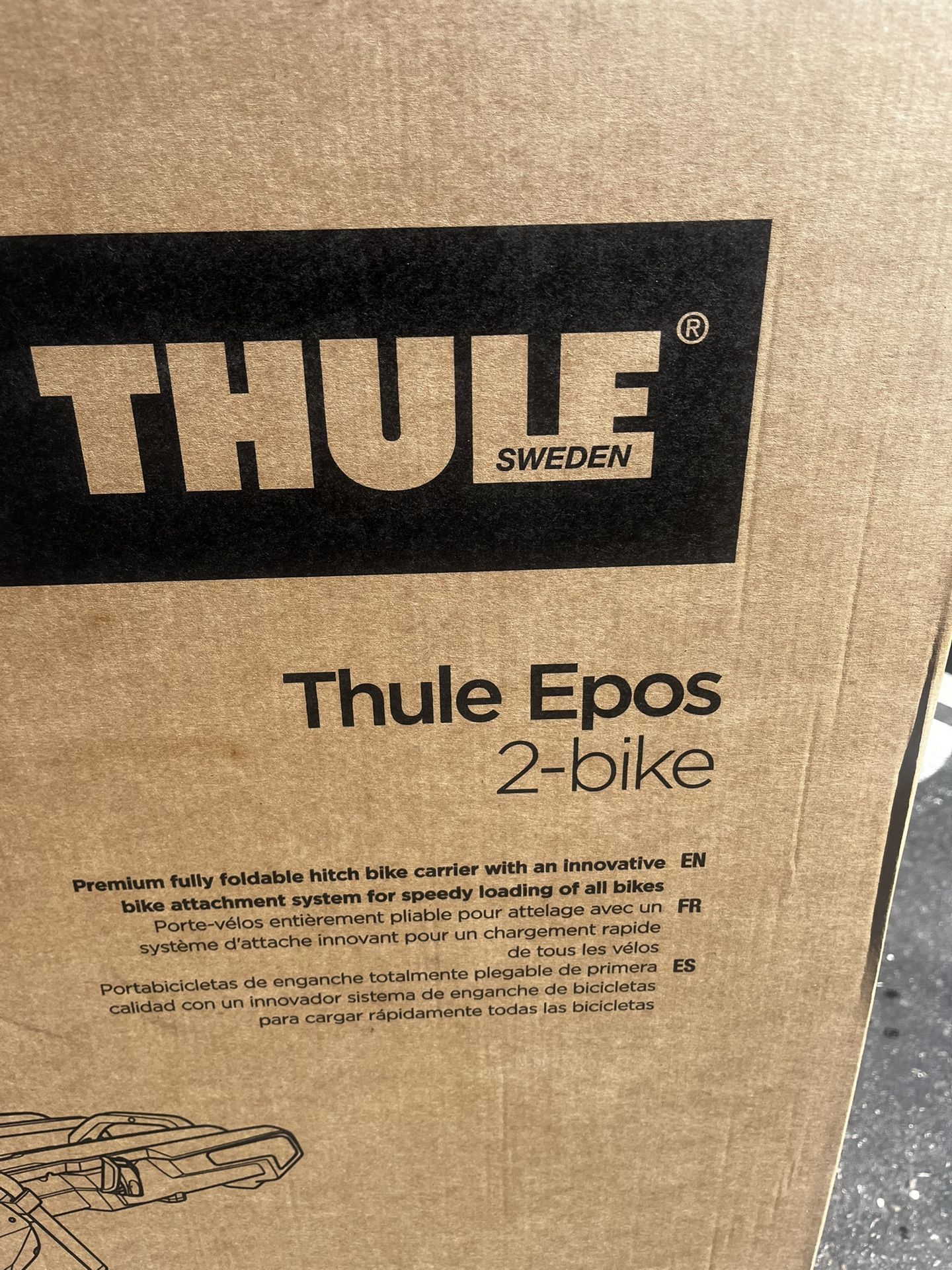 Brand New thule epos 2 bike rack