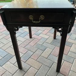 Antique Table  W / 2  9” Pop Outs