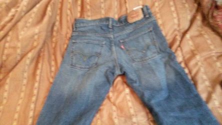 Young men levi jeans